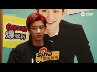 [video] 160629 exo chanyeol @ so i married an anti fan sina interview