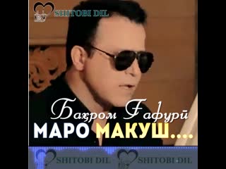 Баҳром ғафурӣ маро макуш