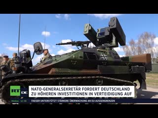 Nato generalsekretär fordert deutschland zu höheren investitionen in verteidigung auf