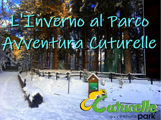 L'inverno al parco avventura cuturelle