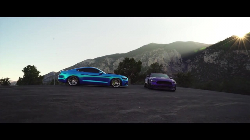 Дуэль двух mustang gts на дисках ferrada wheels fr4