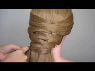 Easy bridal tier braid hair tutorial