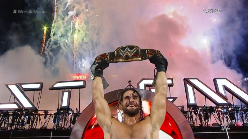 Wwe wrestlemania 31 seth rollins cashes money in the bank