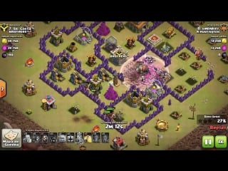 🔴 layout guerra cv8 [anti 3 star] defense replays th8 war base anti dragon hog gowipe coc 2016