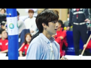 [fancam] [161019] b1a4 what's happening? (gongchan focus) @ woori card wibee volleyball club