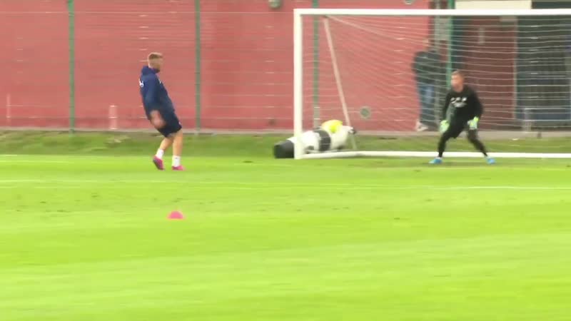 Nicklas bendtner looking as sharp as ever in training for fc copenhagen