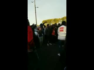 Sudanese at calais on way to uk