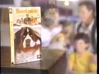 Бетховен / beethoven (1992) vhs трейлер