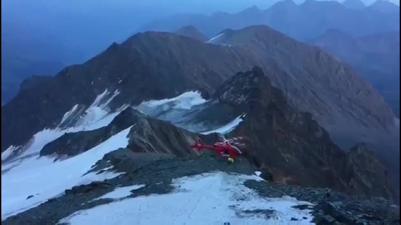 Крушение вертолёта в горах