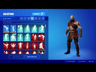 Fortnite kratos skin showcase with best dances & emotes! (built in kratos emote, scenario, rollie) ( 720 x 1280 ) mp4