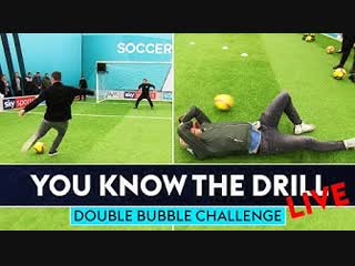 Robbie fowler vs jimmy bullard | double bubble challenge | you know the drill live