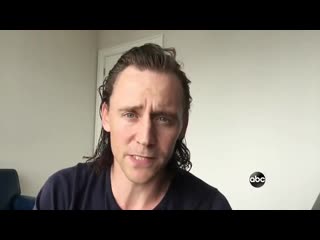 Tom hiddleston at the chadwick boseman tribute on abc