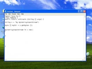 Ввод вывод в языке java bytearrayinputstream урок 111