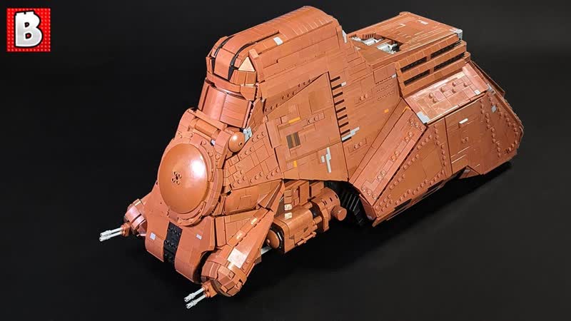 Ouch time! lego mtt custom model with folding droid rack!
