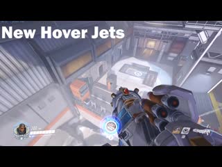 I used the ptr workshop to let pharah glide with her hover jets when she's bingo on fuel!