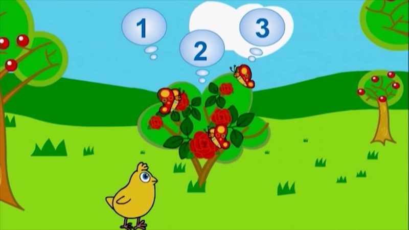 Мультики для самых маленьких ферма чисел цифры от 1 до 3 считаем молодые