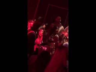 Chris brown, big sean, wiz khalifa, rae sremmurd, ashanti, ray j, and stevie wonder all supporting lil wayne at thacarterv relea