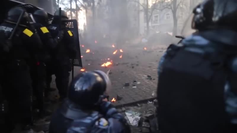 Бои на майдане 18 февраля 2014 г редкие кадры