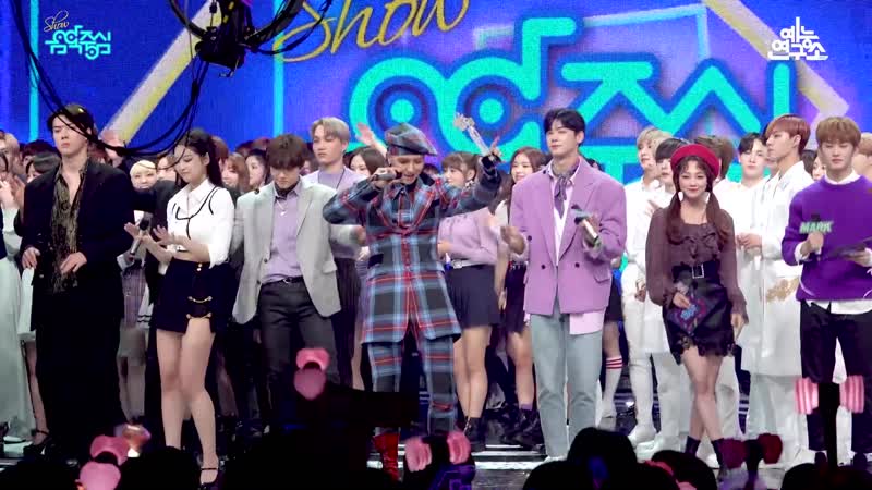 [예능연구소 직캠] 송민호 아낙네 1위 앵콜 @쇼!음악중심 20181215 fiancé mino in 4k