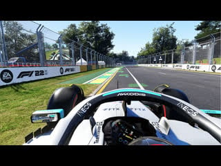 Gameplay f1 22 mercedes amg petronas f1 italy / logitech g920