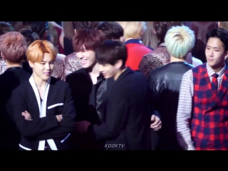 [fancam] 151231 bts & got7 @ mbc gayo daejaejeon