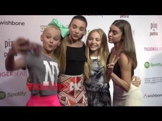 Dance moms jojo, kendall, brynn, kalani tigerbeat launch event