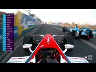 Felix rosenqvist takes the lead from sébastien buemi with 4 laps to go