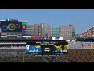 Ncaaf 2018 / week 06 / kansas jayhawks (9) west virginia mountaineers / en