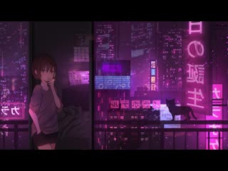 新しい日の (lofi hip hop + rain) in 4k