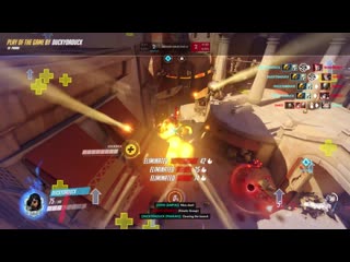 Just got my first sextuple with pharah