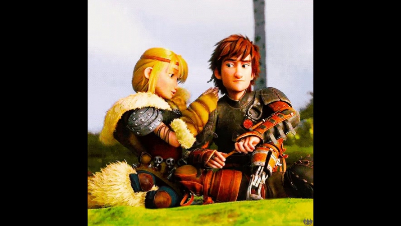 Hiccup and astrid