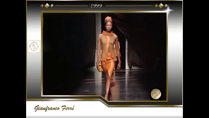 Gianfranco ferre spring 1999 milan