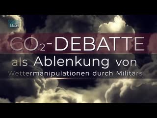 Co2 debatte als ablenkung von wettermanipulationen durch militärs