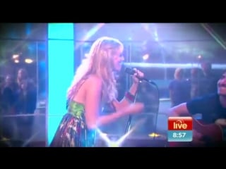 Delta goodrem out of the blue be strong (live on sunrise, 29oct12)