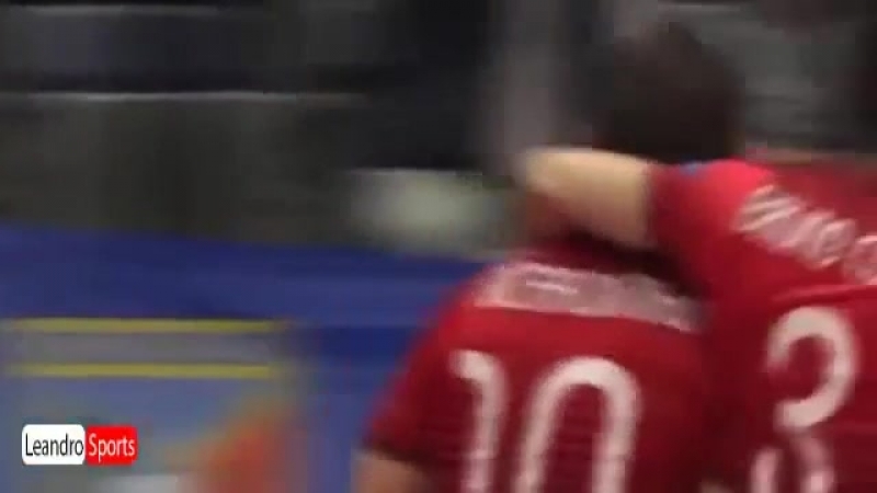 Ricardinho rainbow goal uefa futsal euro 2016