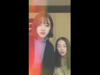 200324 yeeun with seunghee @ instagram live