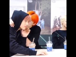 Chenle and jaemin were planning smth but when chenle had to whisper it again to jisung they almost (1)