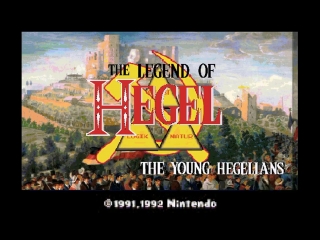 The legend of hegel the young hegelians