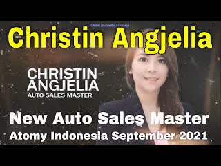 Christin angjelia new auto sales master atomy indonesia periode september 2021