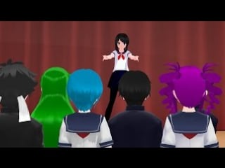 [yandere simulator] школьный концерт [mmd]