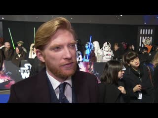 Star wars' domhnall gleeson gets deep!