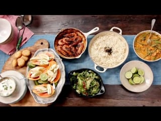 Jamies 30 minute meals epizod 02 thai red prawn curry