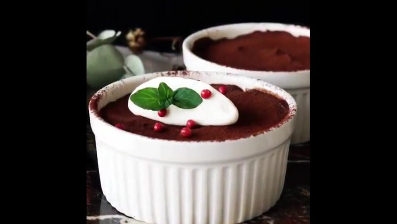 Шоколадный мусс🍒🍒🍒