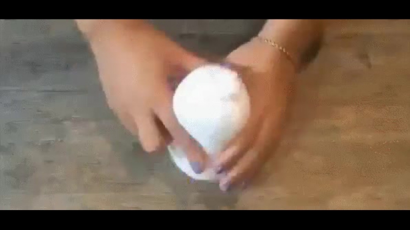 Снеговичок из носка)))