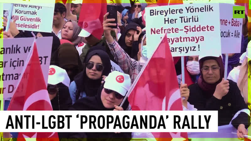 Against porn video – Huge crowds protest against lgbt ‘propaganda’ in istanbul