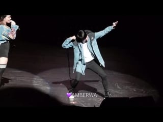 [ fancam ] 161225 amber talk @ ailee 'welcome home' concert