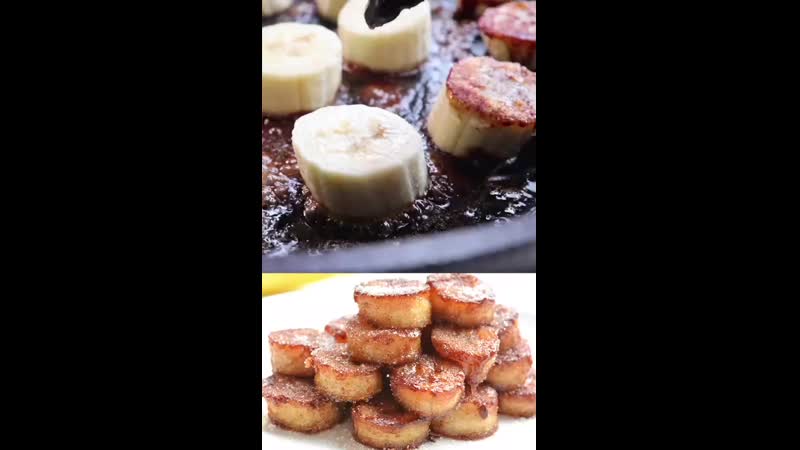 Бананы жаренные с корицей