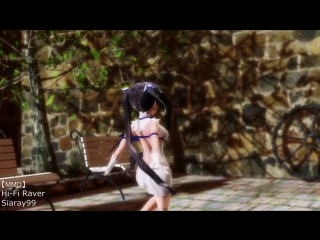 【mmd】hi fi raver ハイファイレイヴァー hestia hd 1080p ([mmd] привет fi raver привет fi ray vernon гестия hd 1080p)