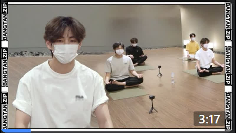 [#] 방탄소년단의 요가 교실 (bts yoga class)