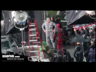 Deadpool movie behind the scenes deadpool and colossus
